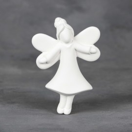 Ceramic Bisque Open Arms Angel